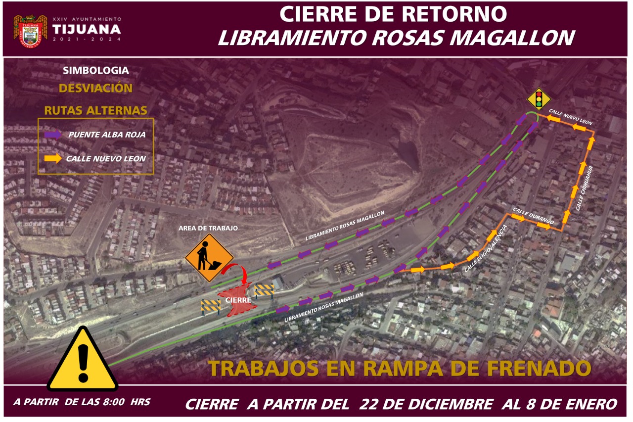 Cierran Retorno En Libramiento Por Obra De Rampa De Frenado ESQUINA 32