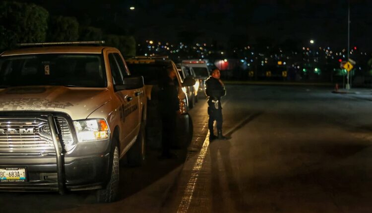 policias en colonia ex ejido Tampico