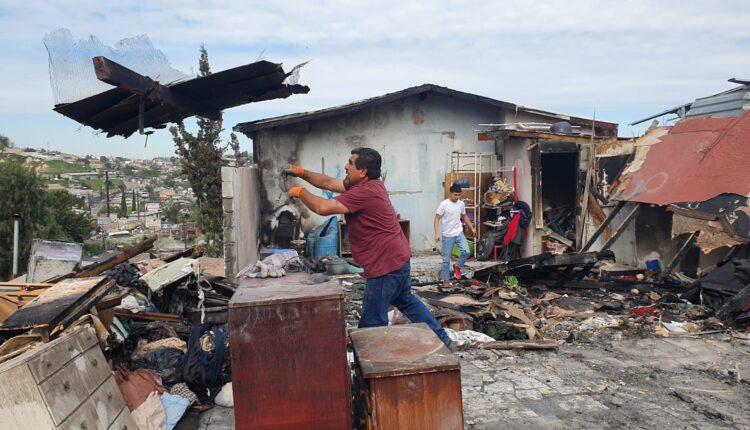 Incendio vivienda, Camino Verde