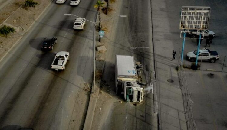 Accidente, camión, Vía Rápida Oriente