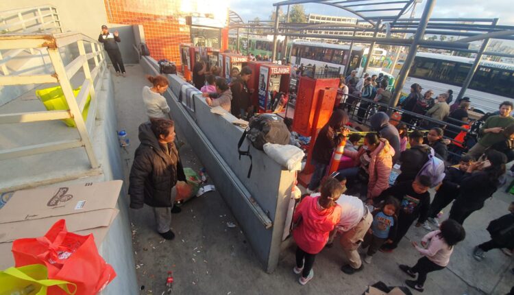 Desalojo migrantes San Ysidro 3