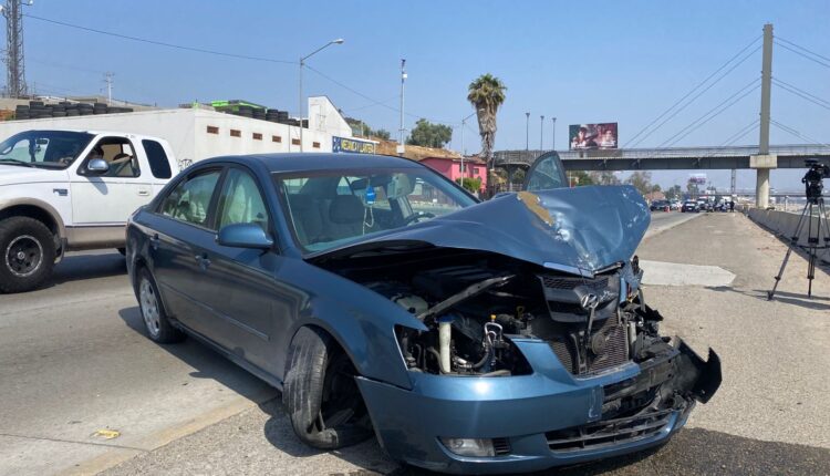 Accidente, canalización, choque2