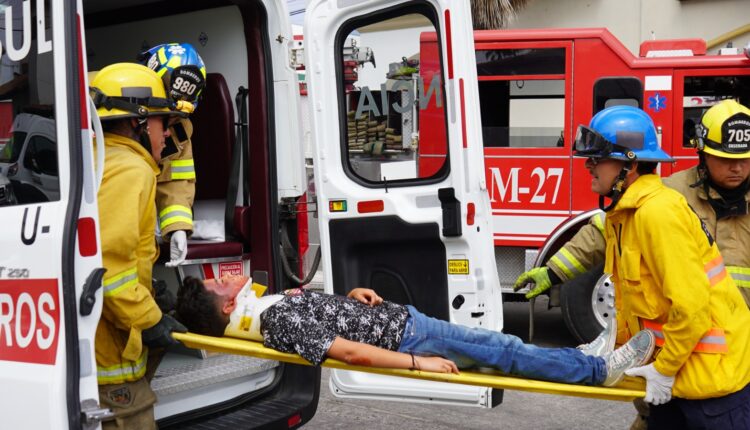 accidente automovilístico, simulacro, Ensenada1