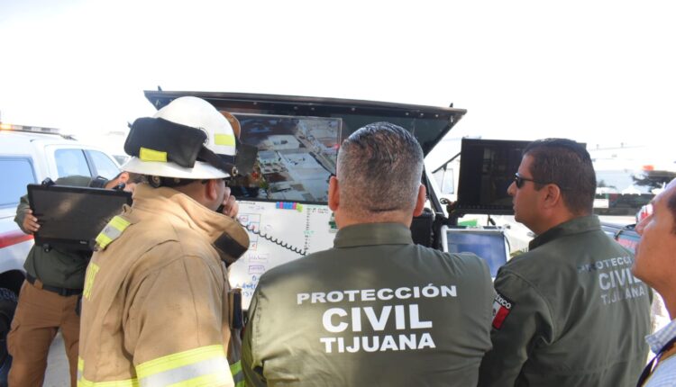 Incendio fábrica de colchones Calinor, Protección civil, Bomberos