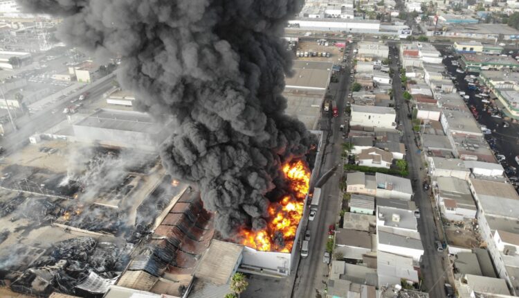 Incendio fábrica de colchones Calinor2