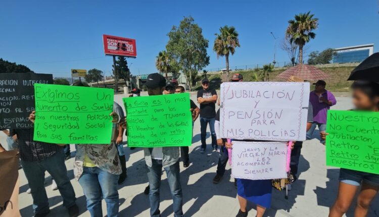 Manifestación Policías Tijuana 2