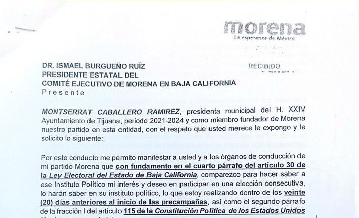 Intención reelección Montserrat Caballero 1