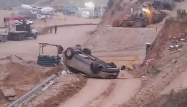 Accidente vehícular Viaducto Elevado