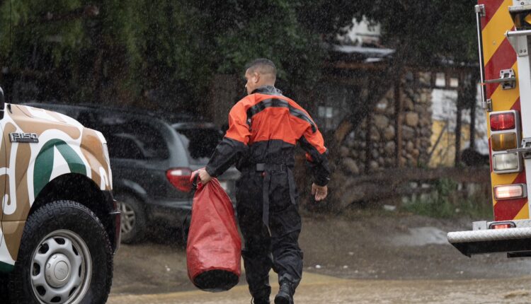 Encharcamiento, lluvias, Tijuana, Protección Civil