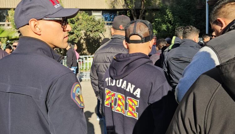 Manifestación, Bomberos de Tijuana4