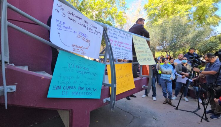 Manifestación SNTE Tijuana