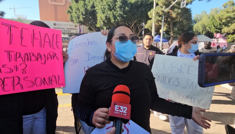 Manifestación enfemeros HGT 1