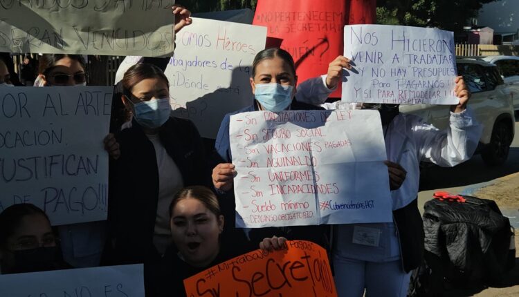 Manifestación enfemeros HGT 2