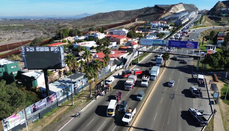 choque, Playas de Tijuana, taxi de ruta1