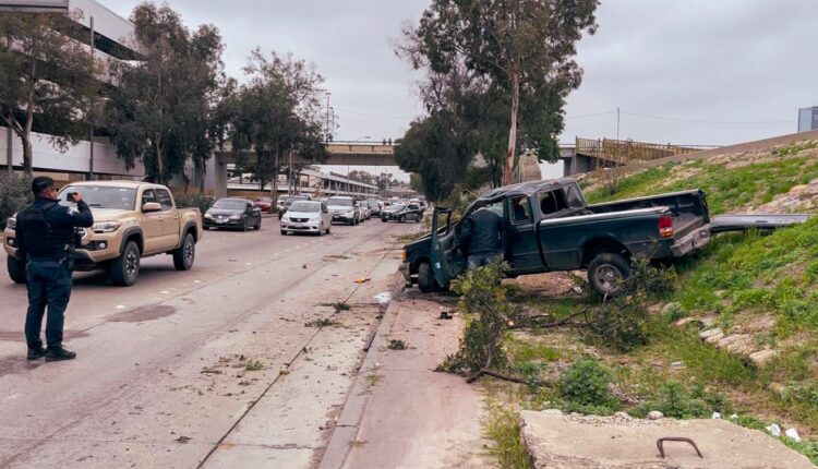 Choque Vía Rápida Plaza Río 1