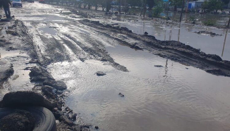 Ejido Ojo de Agua, lluvias, encharcamiento