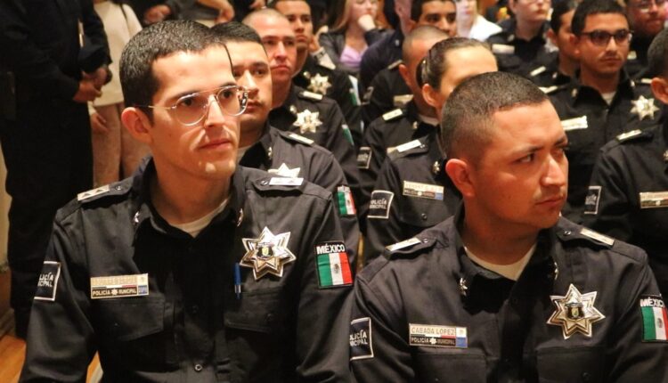 Graduación, policías municipales, Mexicali