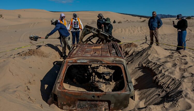 Hallazgo camioneta Valle de Mexicali