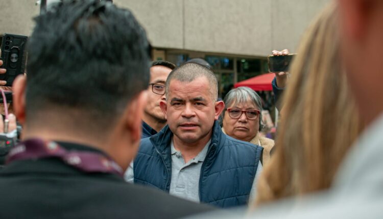 Manifestación, policías comerciales2