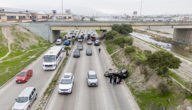 Volcadura Vía Rápida Puente O’Higgins 2