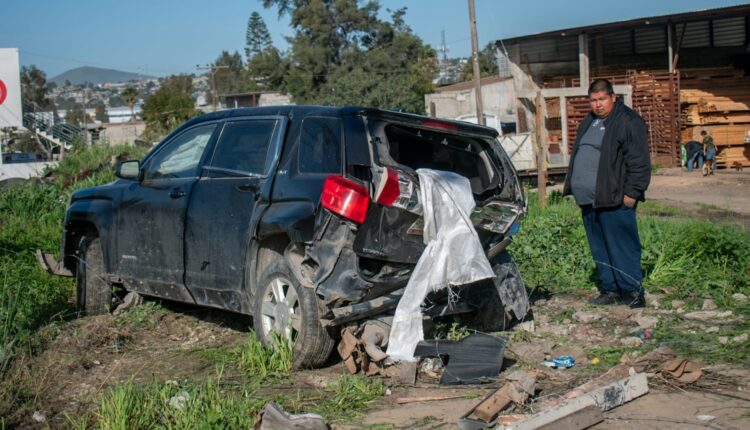 Accidente carretera Tijuana-Tecate 1