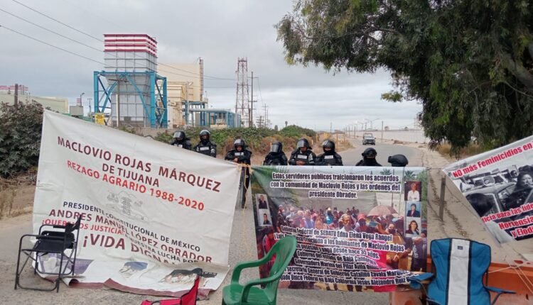 Bloqueo Pemex Rosarito