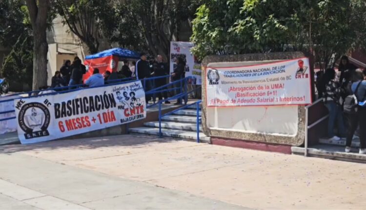 Manifestación maestros jubilados