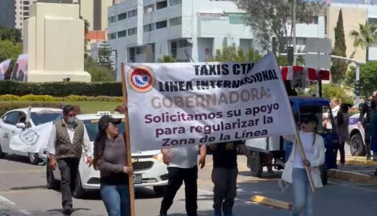 Manifestación transporte público