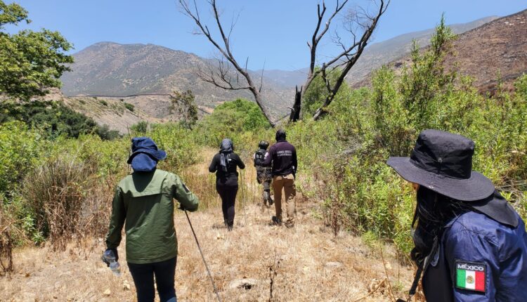 Hallazgo migrantes zona montañosa