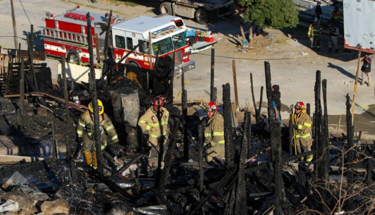 Incendio colonia Los Arenales