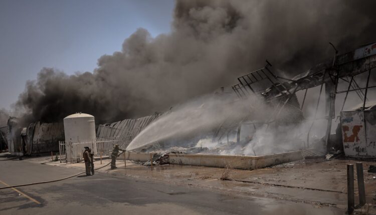 Incendio parque industrial Mexicali