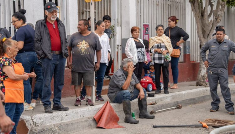 Vecinos colonia Lázaro Cárdenas