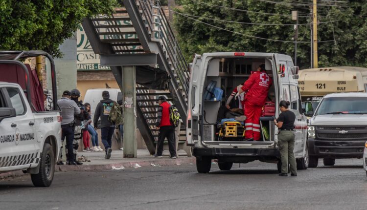 Baleado puente peatonal 5 y 10 3