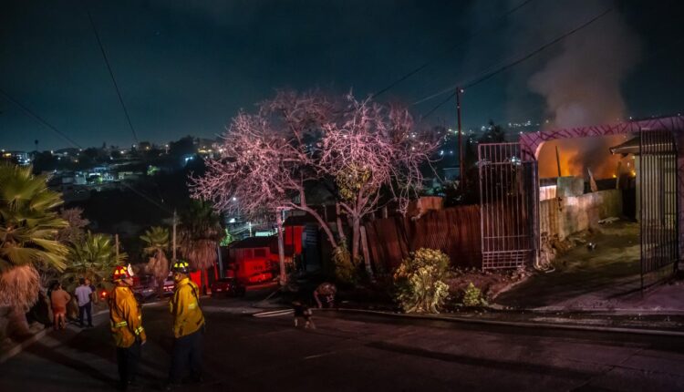 Incendio casa de madera Emperadores 3