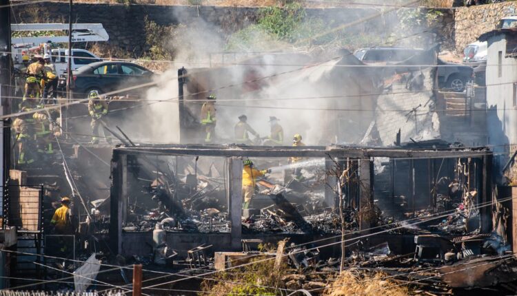 Incendio colonia Hidalgo 2