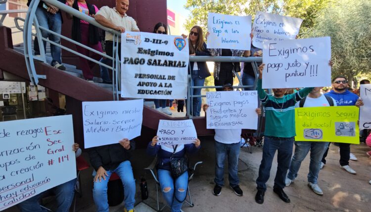 Manifestación maestros interinos 6