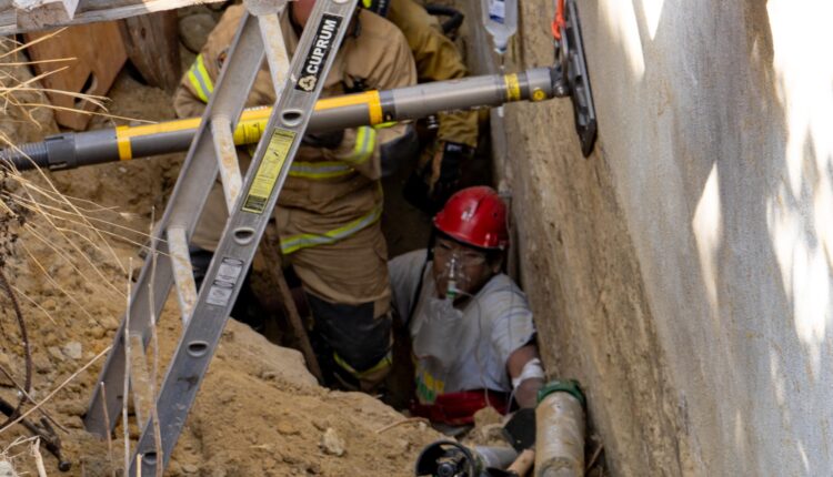 Trabajador atrapado Talud 4