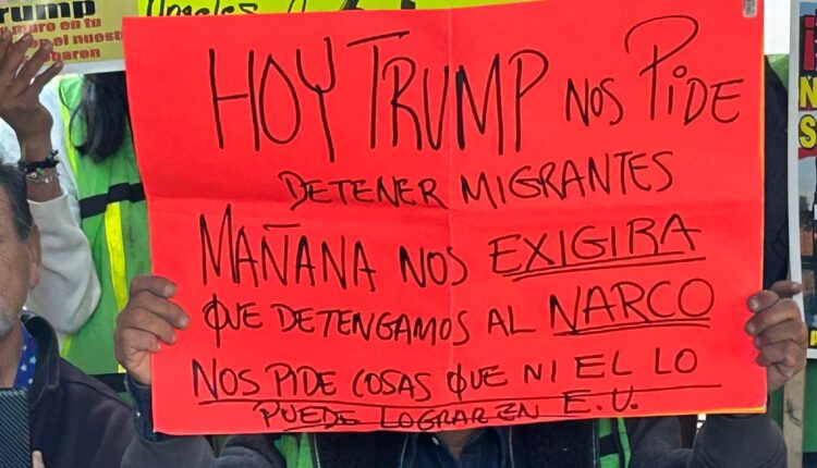 Activistas Trump Sheinbaum 1