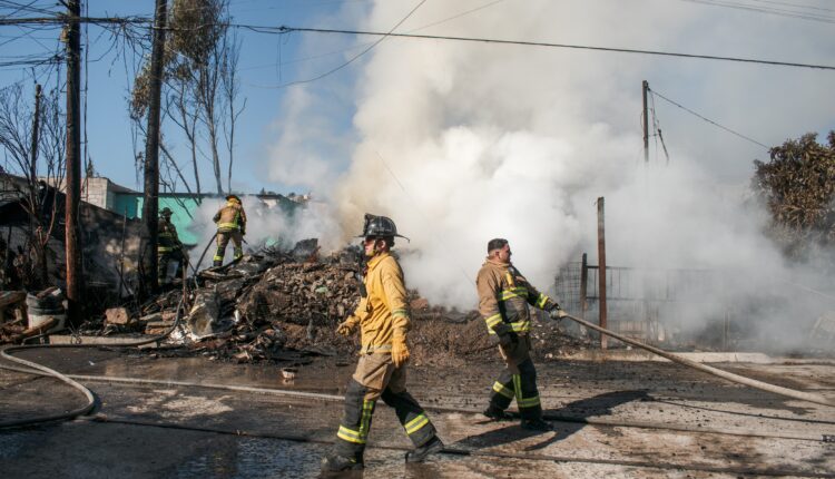 Incendio colonia 10 de Mayo 1