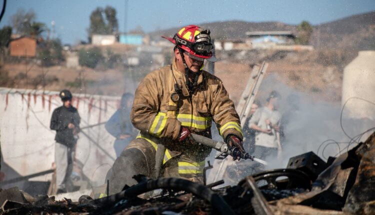 Incendio colonia 10 de Mayo 2