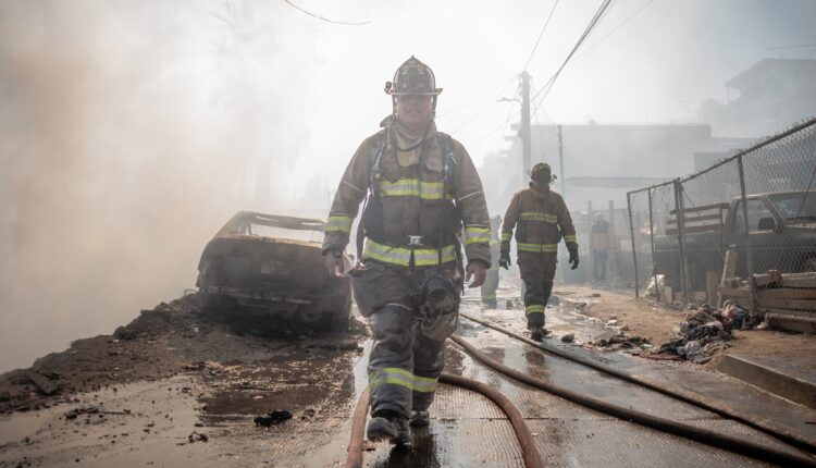 Incendio colonia Camino Verde 2