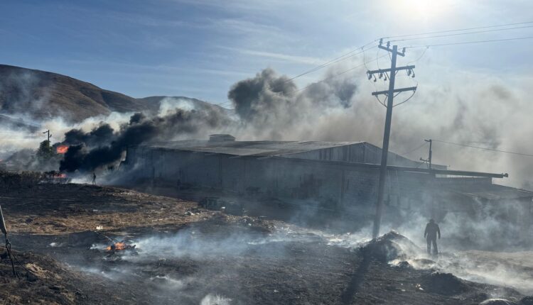 Incendio recicladora 1