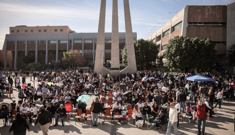 Manifestación Burócratas Mexicali 2