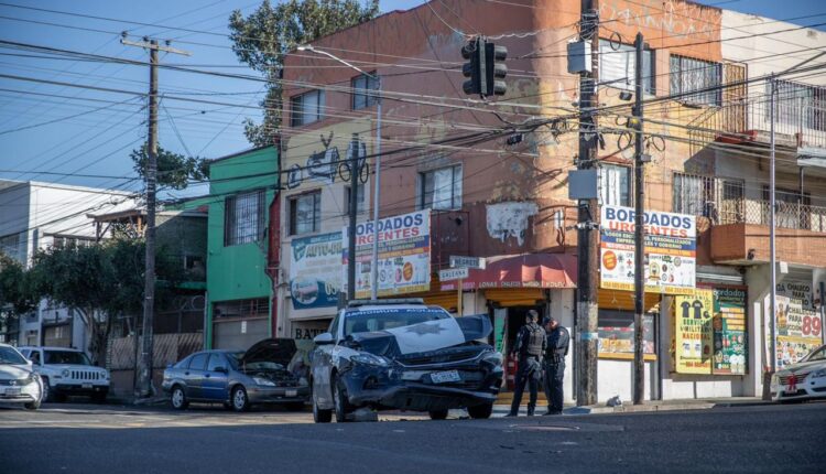 Choque patrulla Policía Municipal