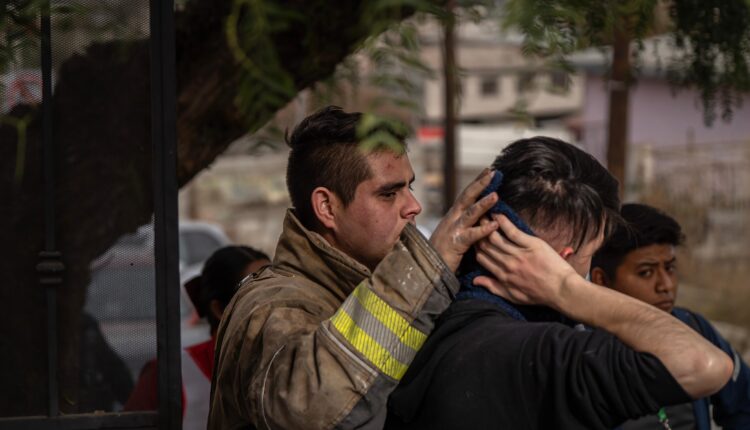 Incedio casa Bombero 6