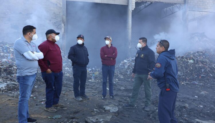 Incendio Centro de Transferencia Tecate