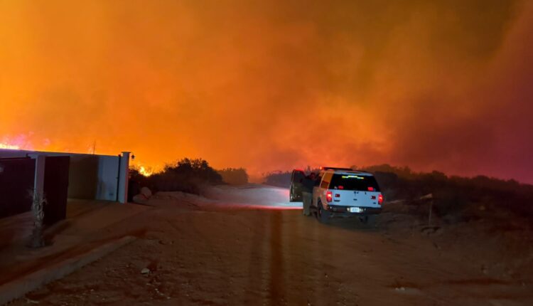 Incendio en Rancho Tecate