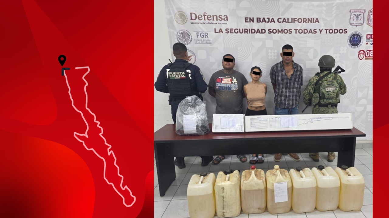 Tres detenidos con armas, chalecos y gasolina en el Valle de Guadalupe ...