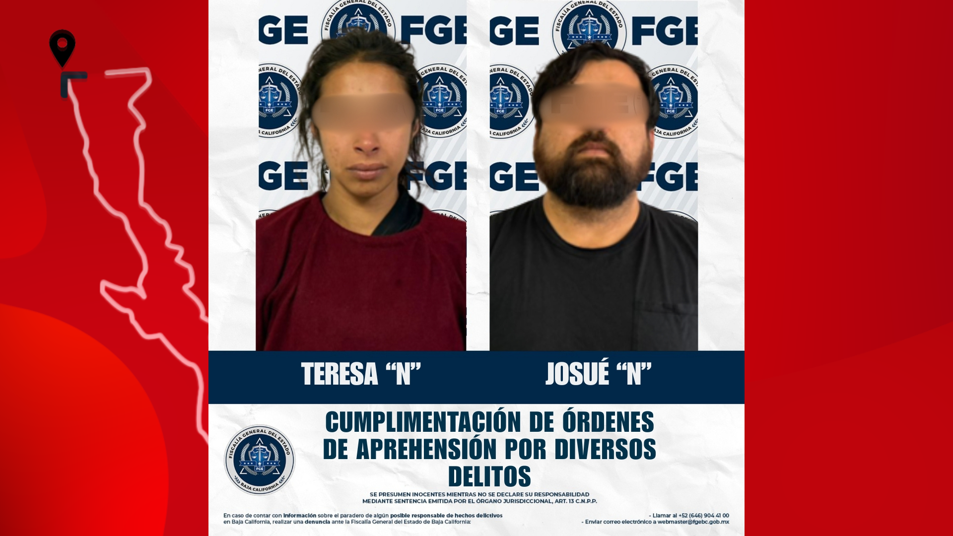 Detienen a dos personas con órdenes de aprehensión en Ensenada - ESQUINA 32